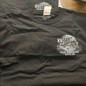 Knott's Scary Farm 2025 Black T-Shirt